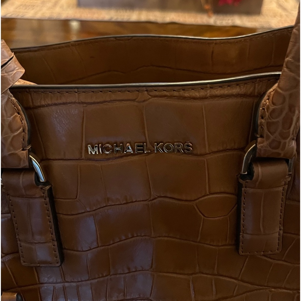 Vintage Michael Kors satchel with shoulder strap.
